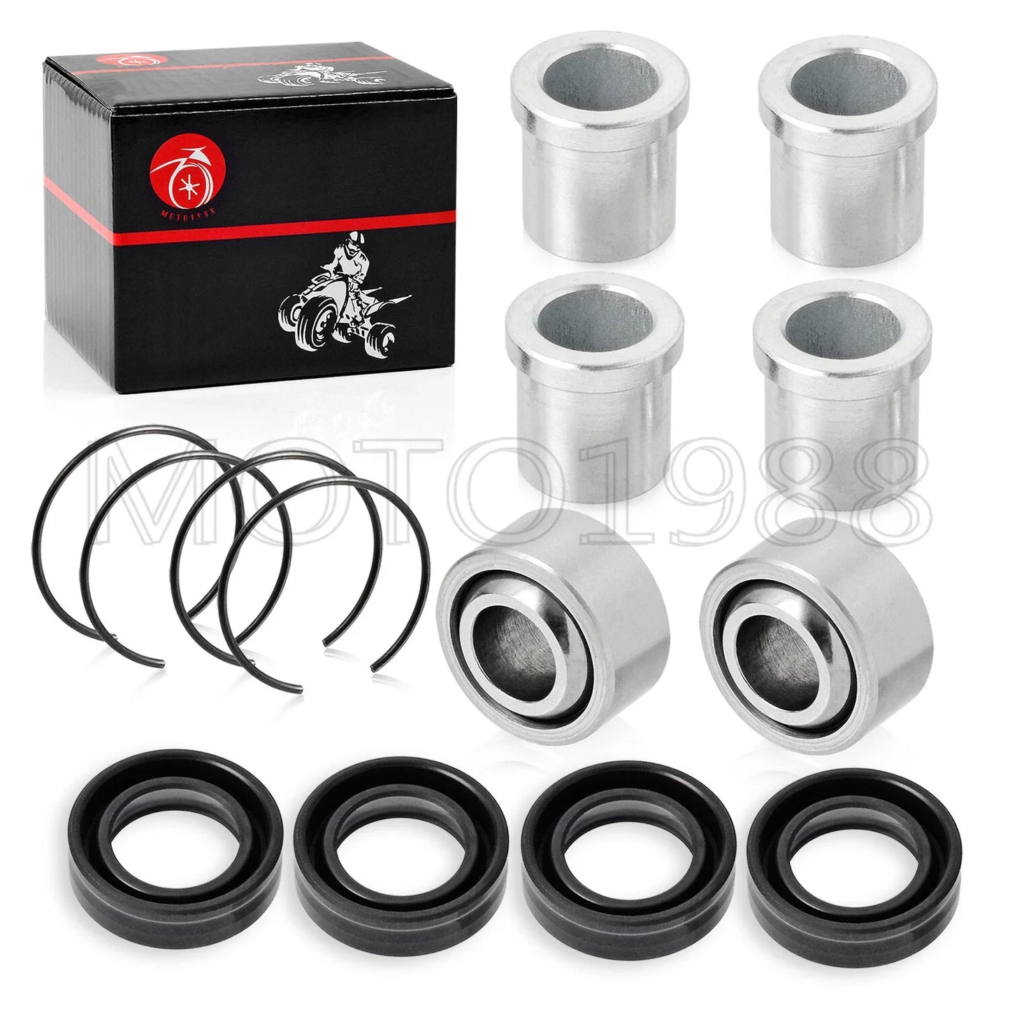 A-Arm Bushing 2 x Front Lower/Upper for Honda Sportrax 400 TRX400EX (2004-2008)
