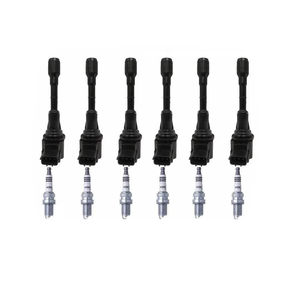 6 x Ignition Coils & 6 x Spark Plugs for Nissan Murano Z51 (2009-2014)