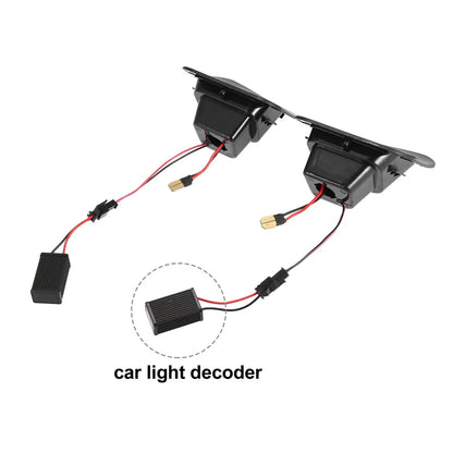 LED License Plate Light Lamp Assembly for Dodge Ram 1500 2500 3500 (2002-2023)