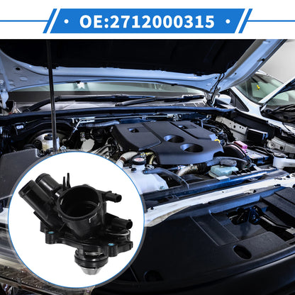 Engine Coolant Thermostat Housing Assembly for Mercedes-Benz W205 R172 (2015–2020)