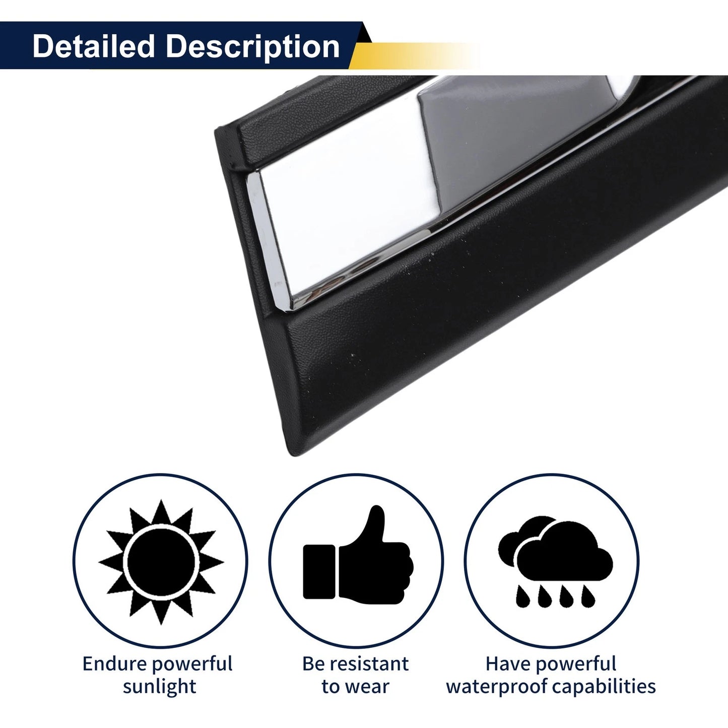 Door Side Lower Trim Rear Right No. 828764BA0A for Nissan Rogue (2017–2020)