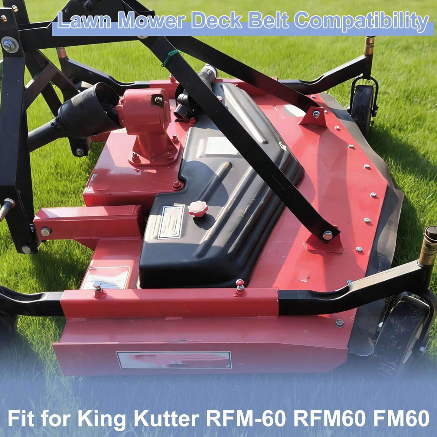Lawn Mower Deck Belt for King Kutter RFM-60, RFM60, FM60 (No.167133)
