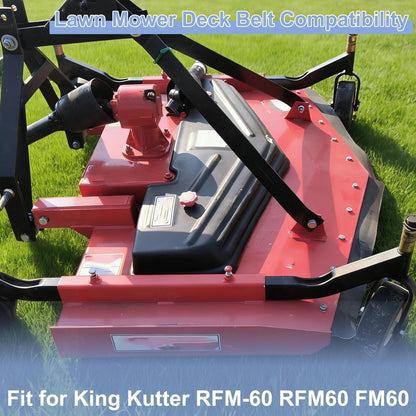 Lawn Mower Deck Belt for King Kutter RFM-60, RFM60, FM60 (No.167133)