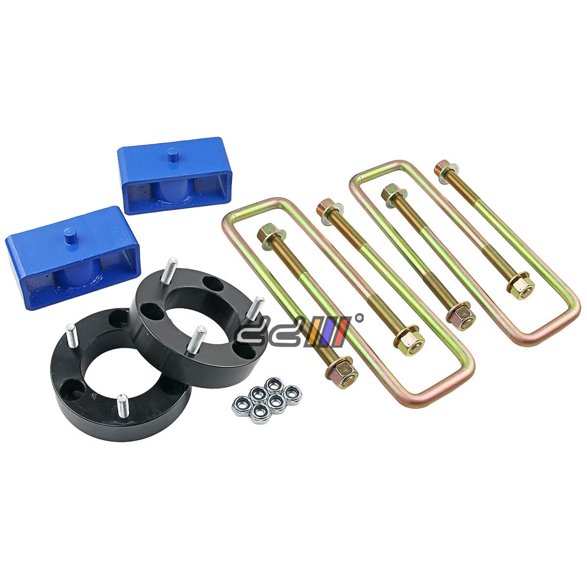 32mm Front Spacers & 50mm Rear Block Lift Kit for Mitsubishi L200 (2005-ON)