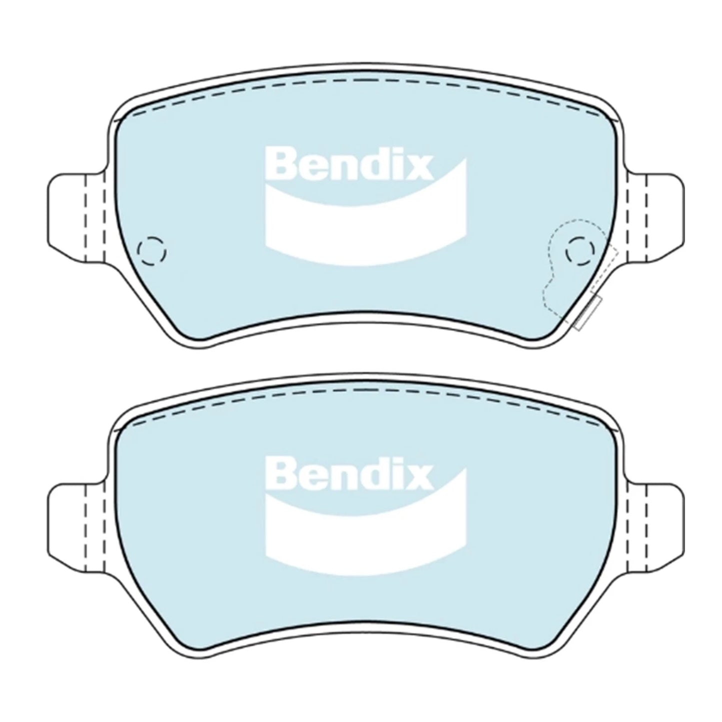 Set of 4 Rear Disc Brake Pads for Holden Combo XC (2002–2010)