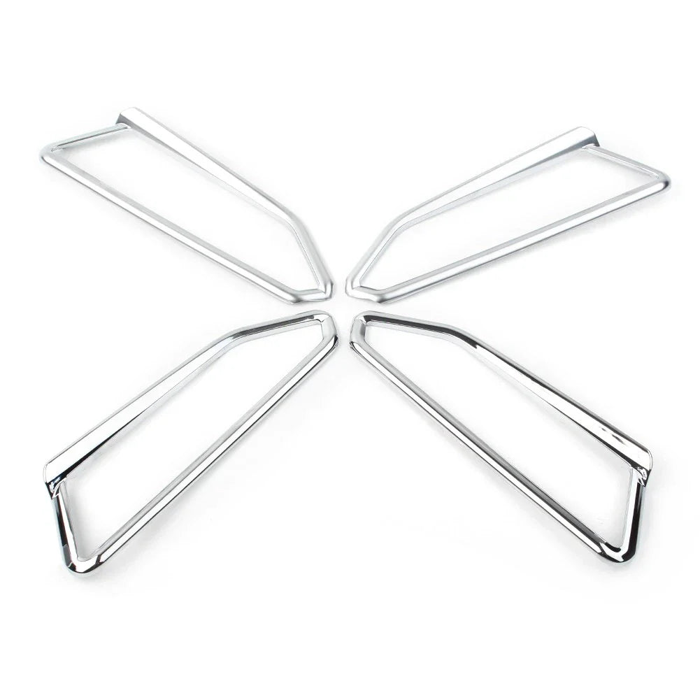 Chrome Front Fog Light Eyebrow Trim Accents for Honda Goldwing GL1800 (2018-2023)