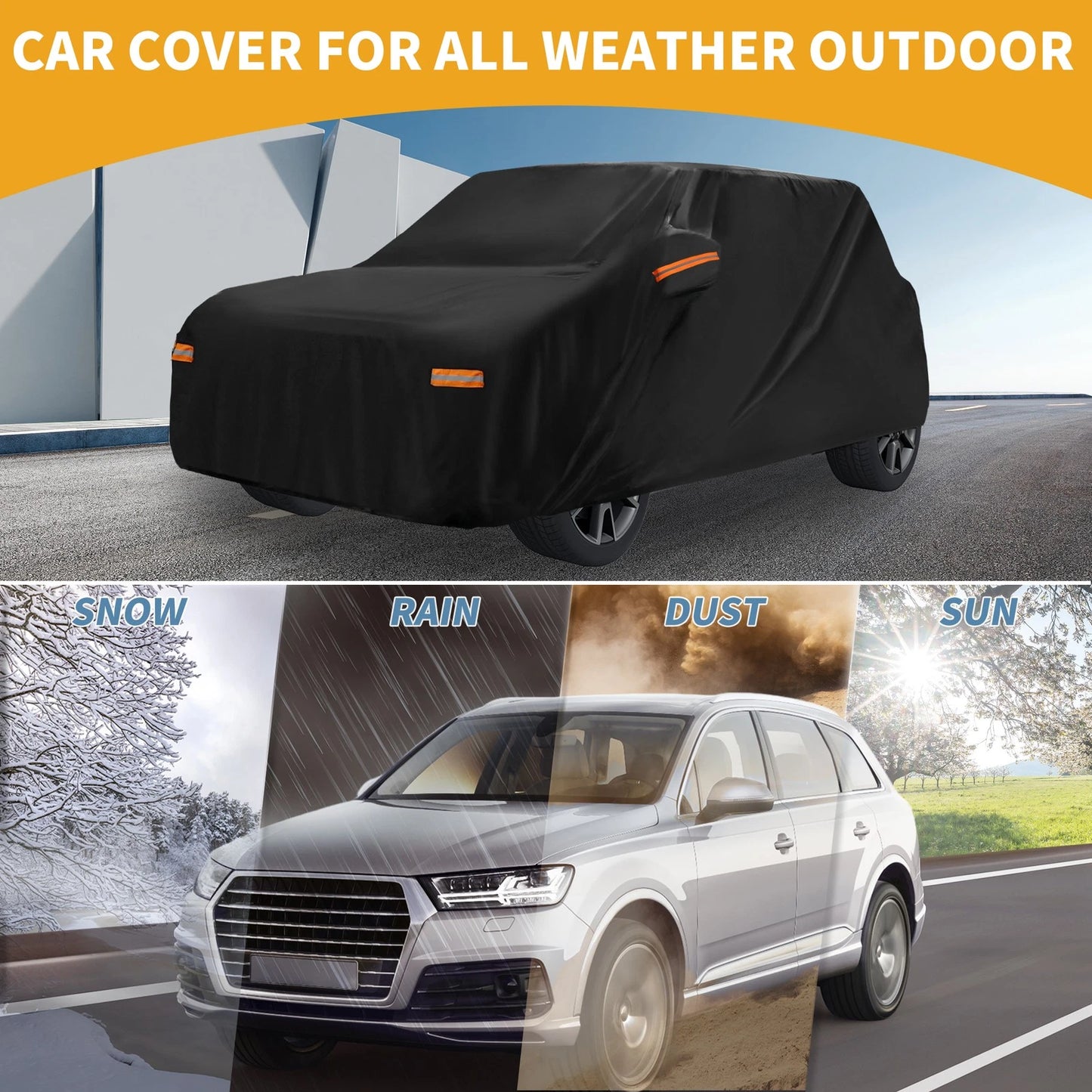 Waterproof All Weather Car Cover for Mini Cooper 2DR (2002–2021)