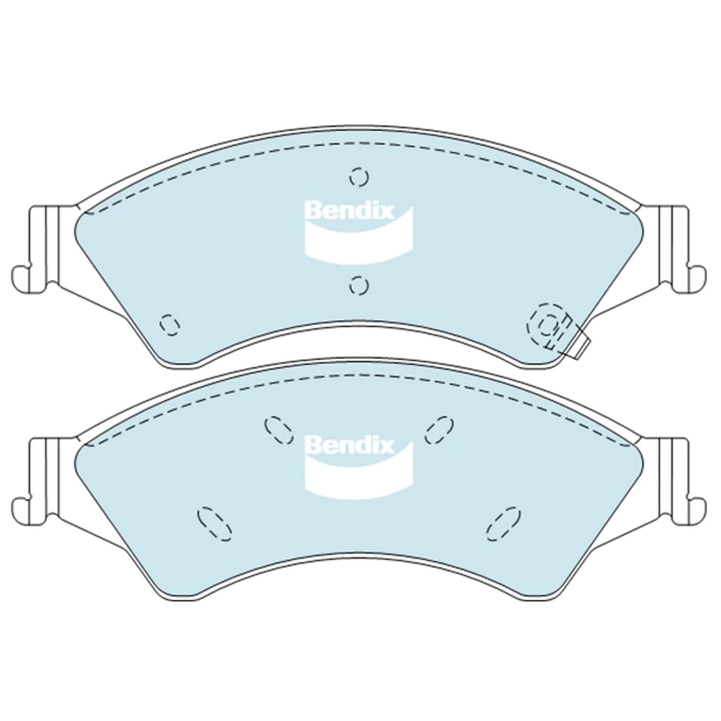 Front Slotted Dimpled Disc Brake Rotors Set for Ford Ranger (2011–2019)