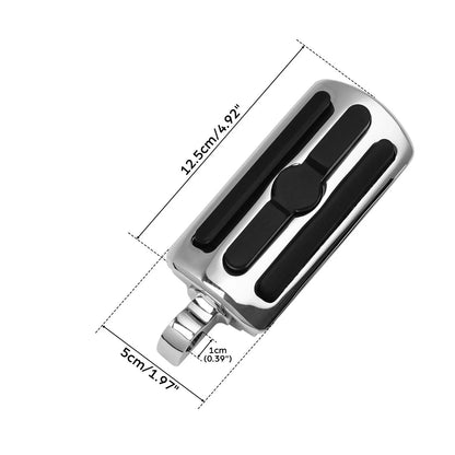 10mm Highway Foot Pegs Male Mount for Harley Touring Electra Street Road Glide