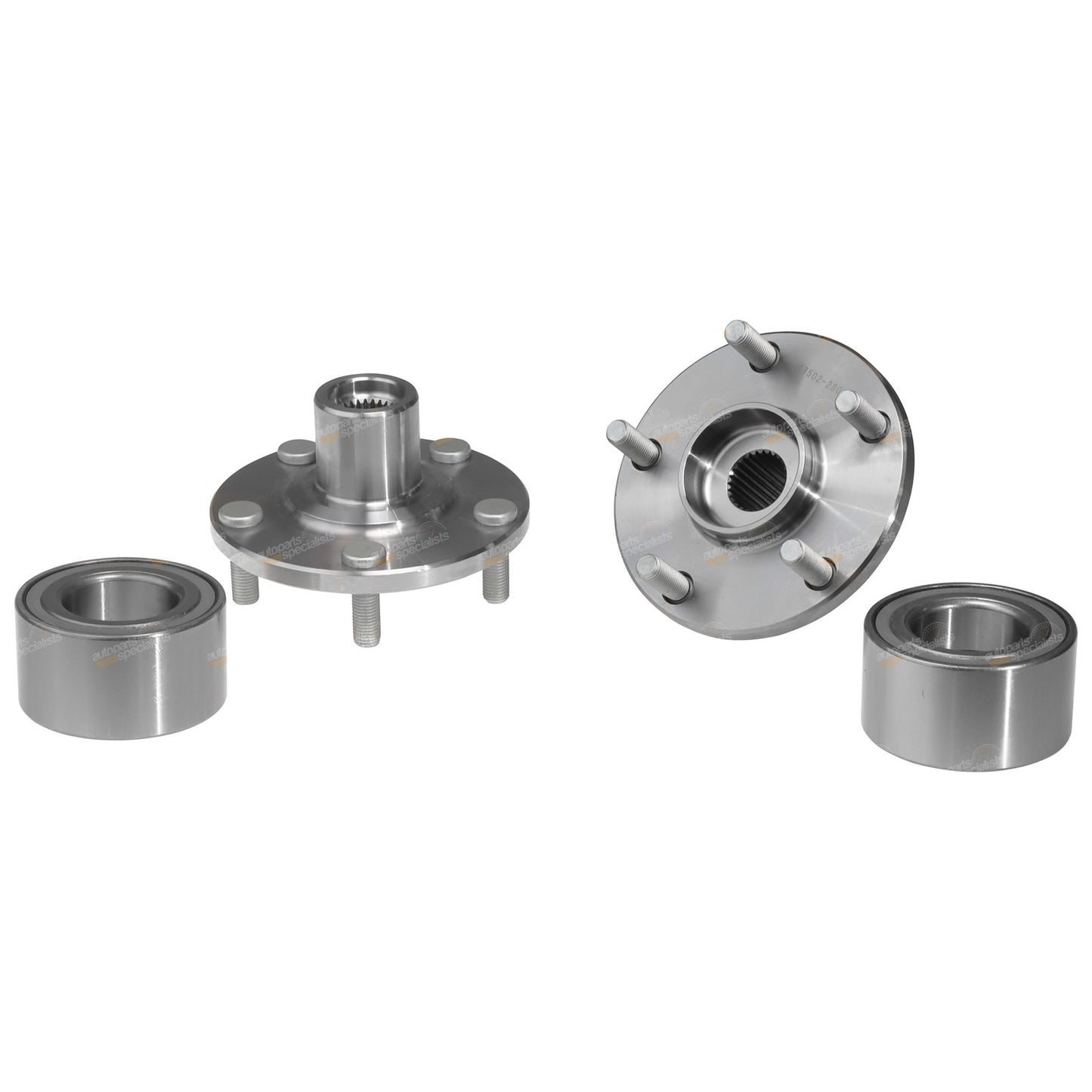 2X Front Wheel Bearing Hubs for Toyota Camry (2006–2012) FWD Sedan