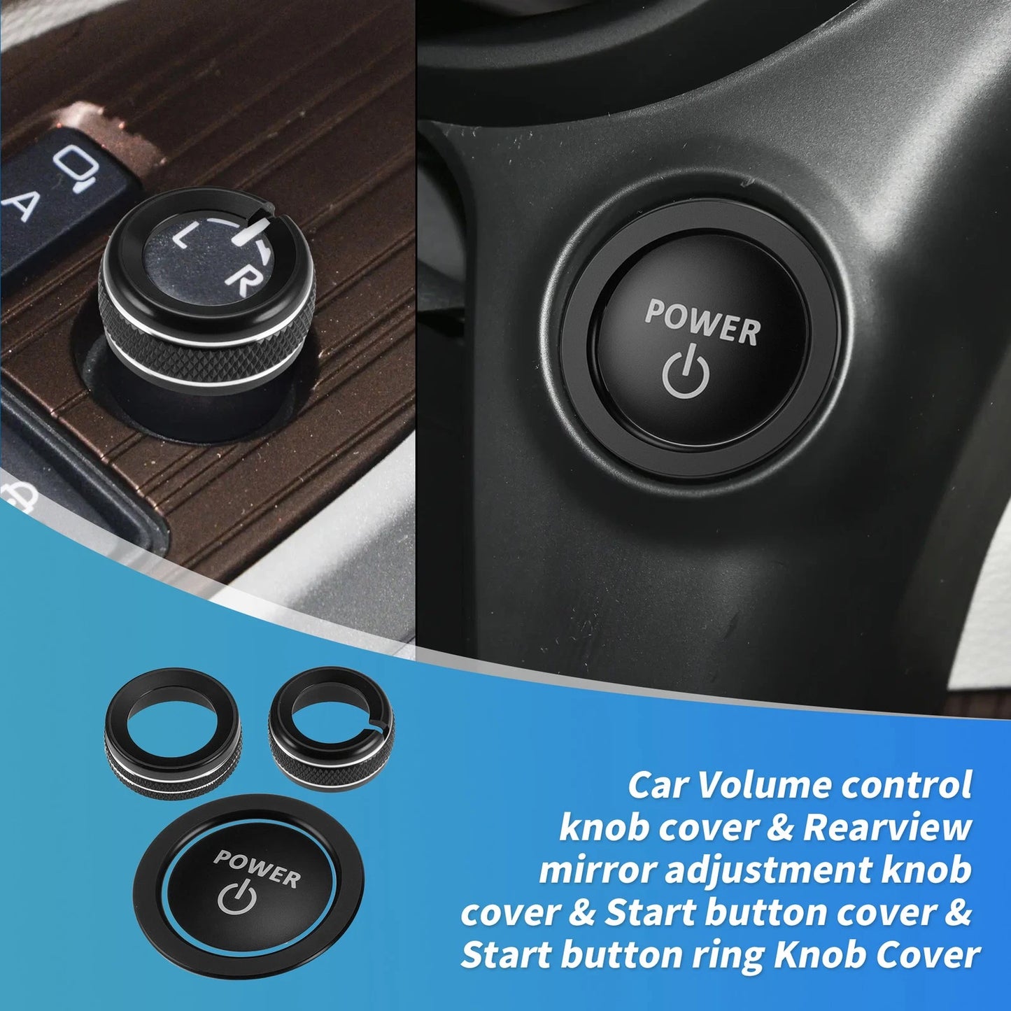 Volume Knob Cover Trim Ring