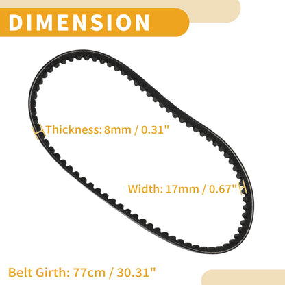 Drive Belt V-Belt for Yamaha GY6 CVT 152QMI 157QMJ (Scooter Moped ATV)