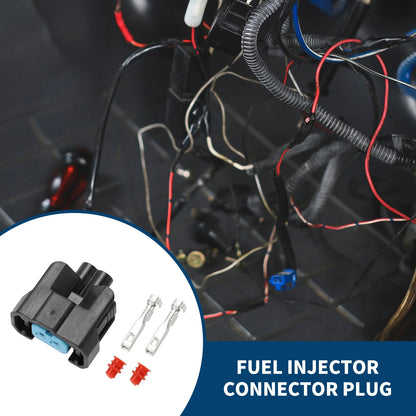 2 x Pin Fuel Injector Connector Plug for Honda