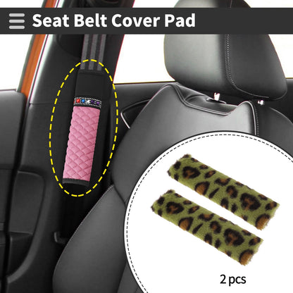 2X Seat Belt Cover Pad for Universal Vehicles (26cm)
