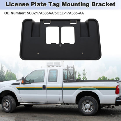 Front License Plate Mounting Bracket for Ford Super Duty F250 F350 F450 (2005–2007)