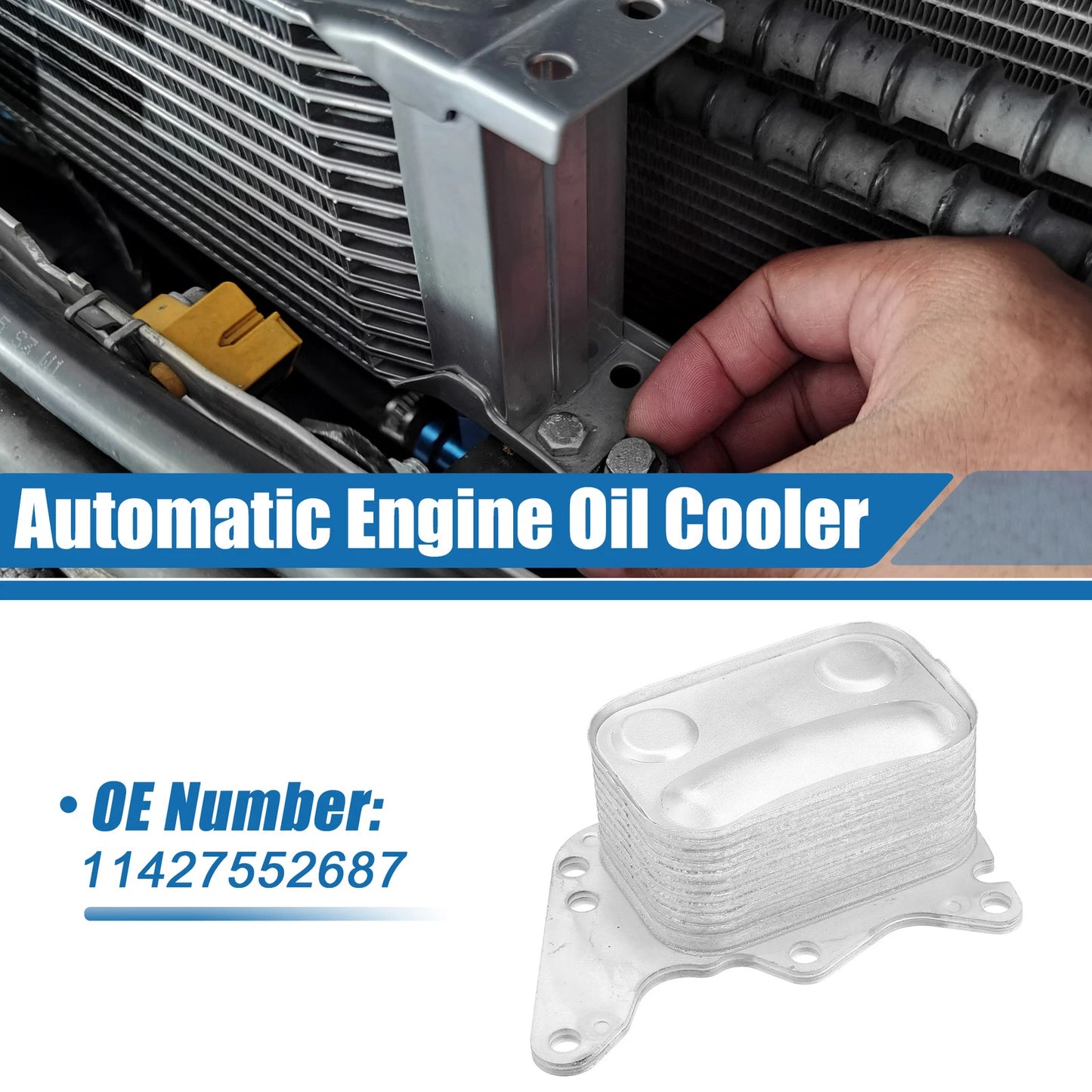 Automatic Engine Oil Cooler No. 11427552687 for Mini Cooper S R55 (2007–2013)