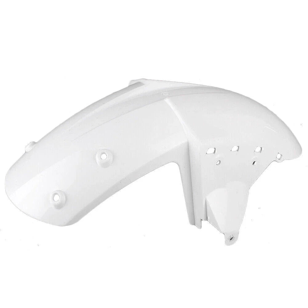 Unpainted White Front Fender Mudguard for Kawasaki Ninja ZX6R (2005)