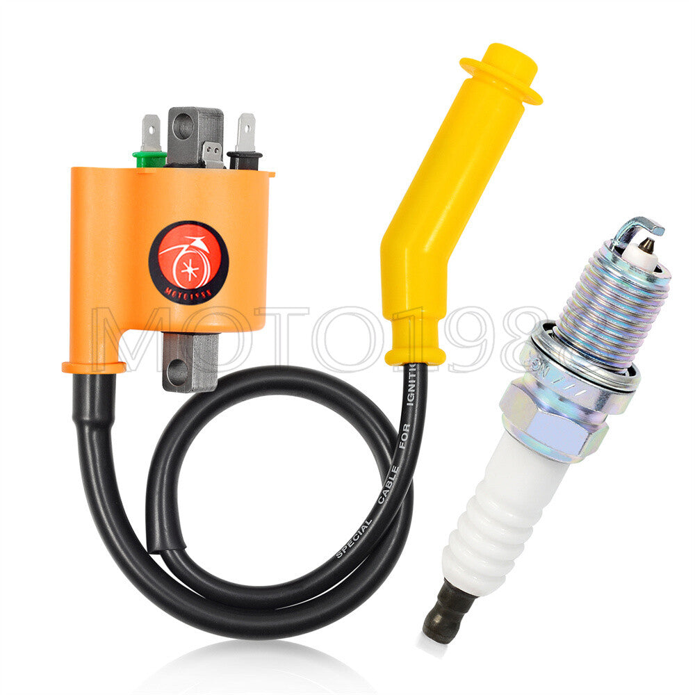 Ignition Coil & Spark Plug Set for Honda ATV Rancher 420 (2007–2013)
