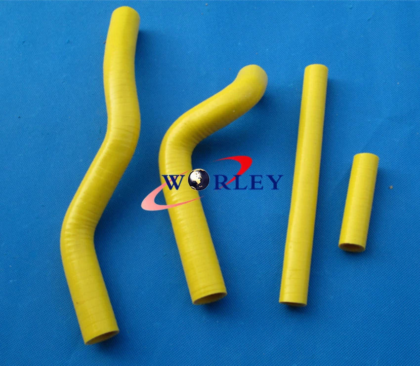 Silicone Red Radiator Hose Kit for Suzuki RM125 (2001–2008)