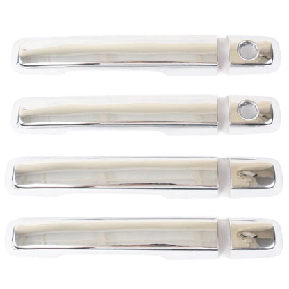 Exterior Door Handles Cover Trim Chrome Set 4 Fits Isuzu D-Max Truck 2011-15 D05