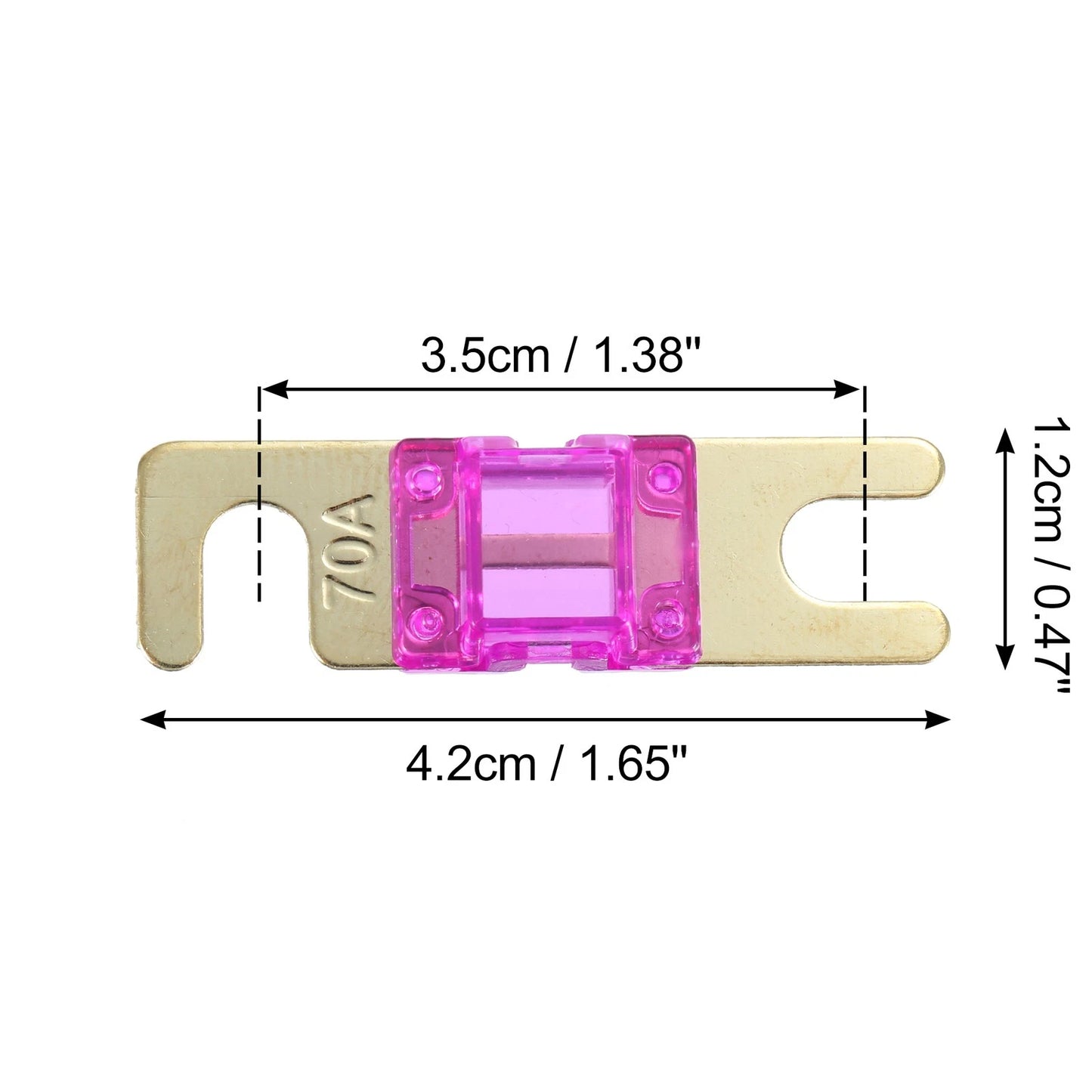 6pcs 70A AFS Mini ANL Fuse for Car Truck Motorcycle Boat (Universal)