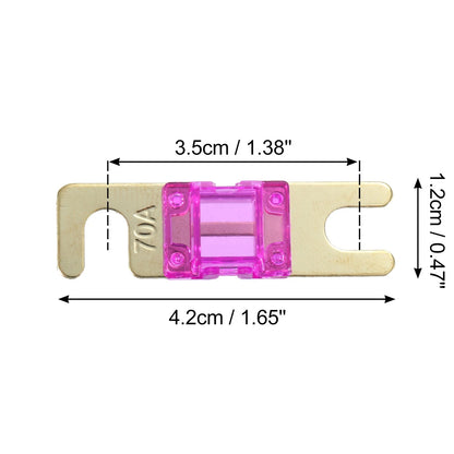 6pcs 70A AFS Mini ANL Fuse for Car Truck Motorcycle Boat (Universal)