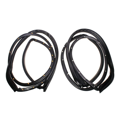 Rear Door Weatherstrip Seal Set for Honda Accord Sedan (1990–1993)