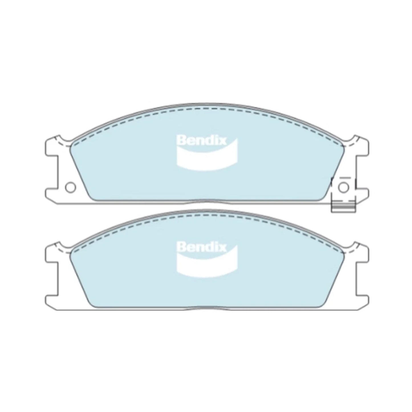 4WD Front Disc Brake Pad Set for Nissan Navara D21 D22 (1992-2016)