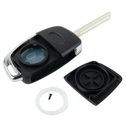 1x ABS Remote Key Shell 4-Button Resistant Grinding for Hyundai Sonata