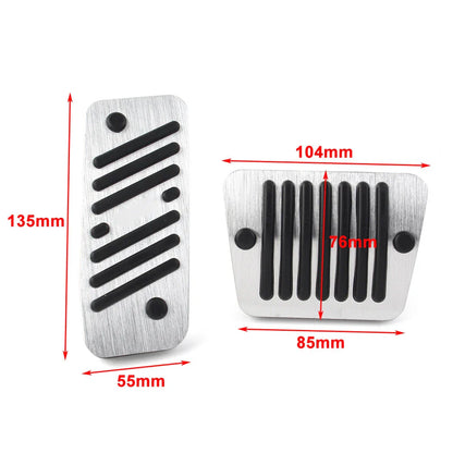 Gas Fuel Brake Pedal Cover for Jeep Cherokee (KL) 2014-2019 Aluminum