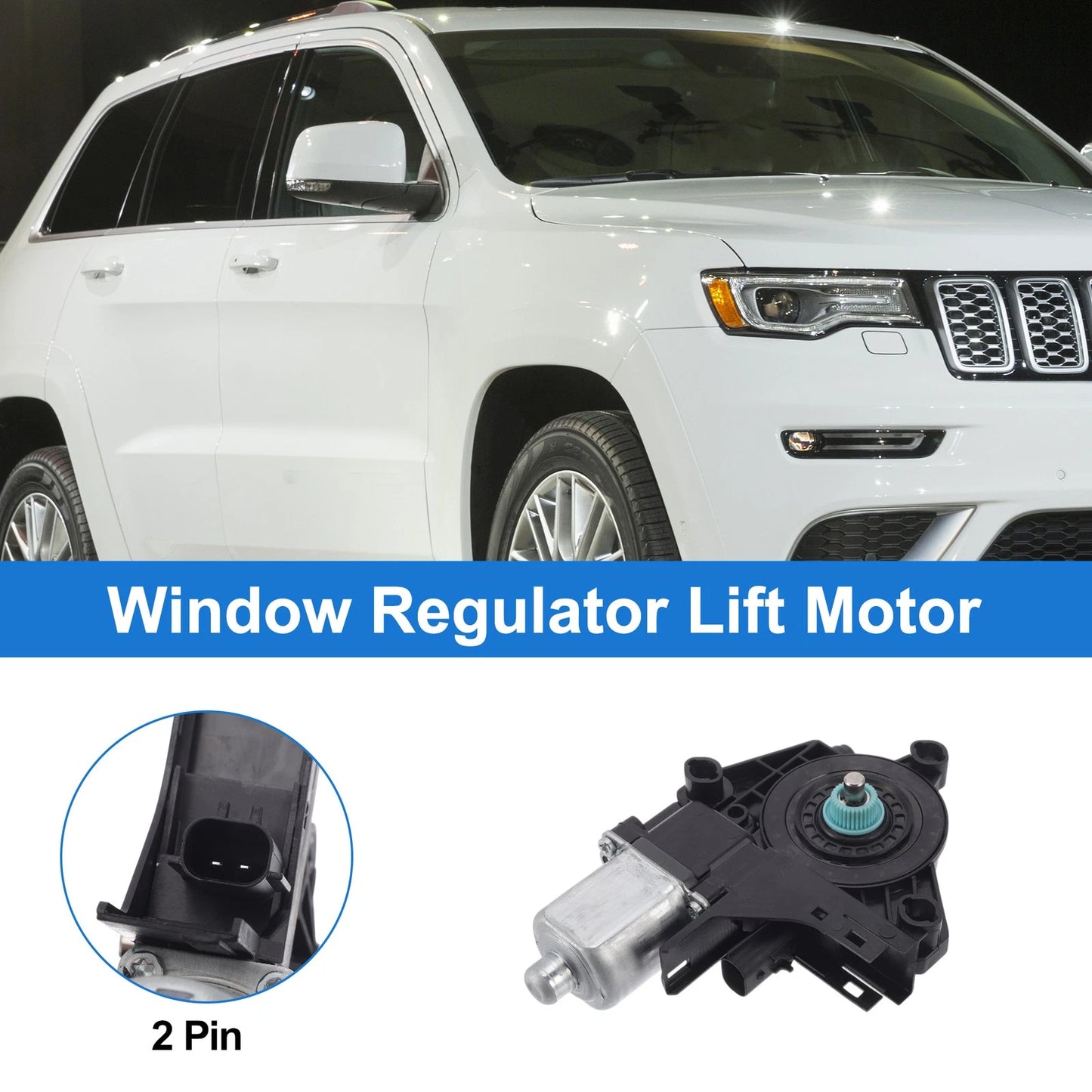 Power Window Regulator Lift Motor No.68079284AA for Jeep Cherokee KL (2014–2023)