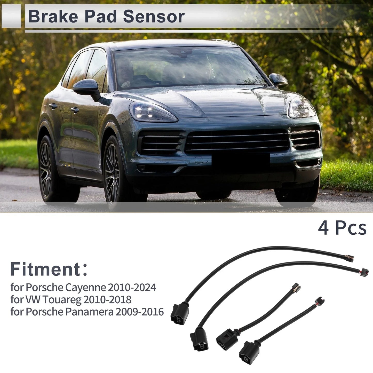 Front Wheel Brake Pad Wear Sensor for Porsche Cayenne (2003-2010)