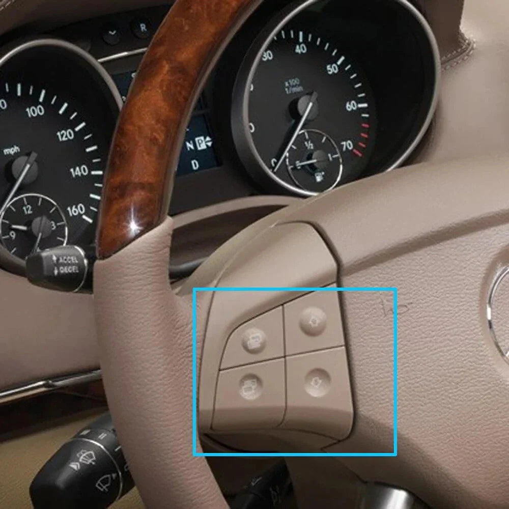 4 Button Steering Wheel Control Switches for Mercedes-Benz W164 W251 W245