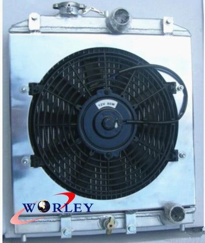 3 Core Radiator Shroud Fan for Honda Civic EG EK B16 B18 D15 D16 (1992-2000)