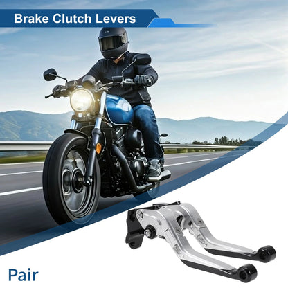 1 Pair Adjustable Brake Clutch Lever for Yamaha WR125X (2009–2015)