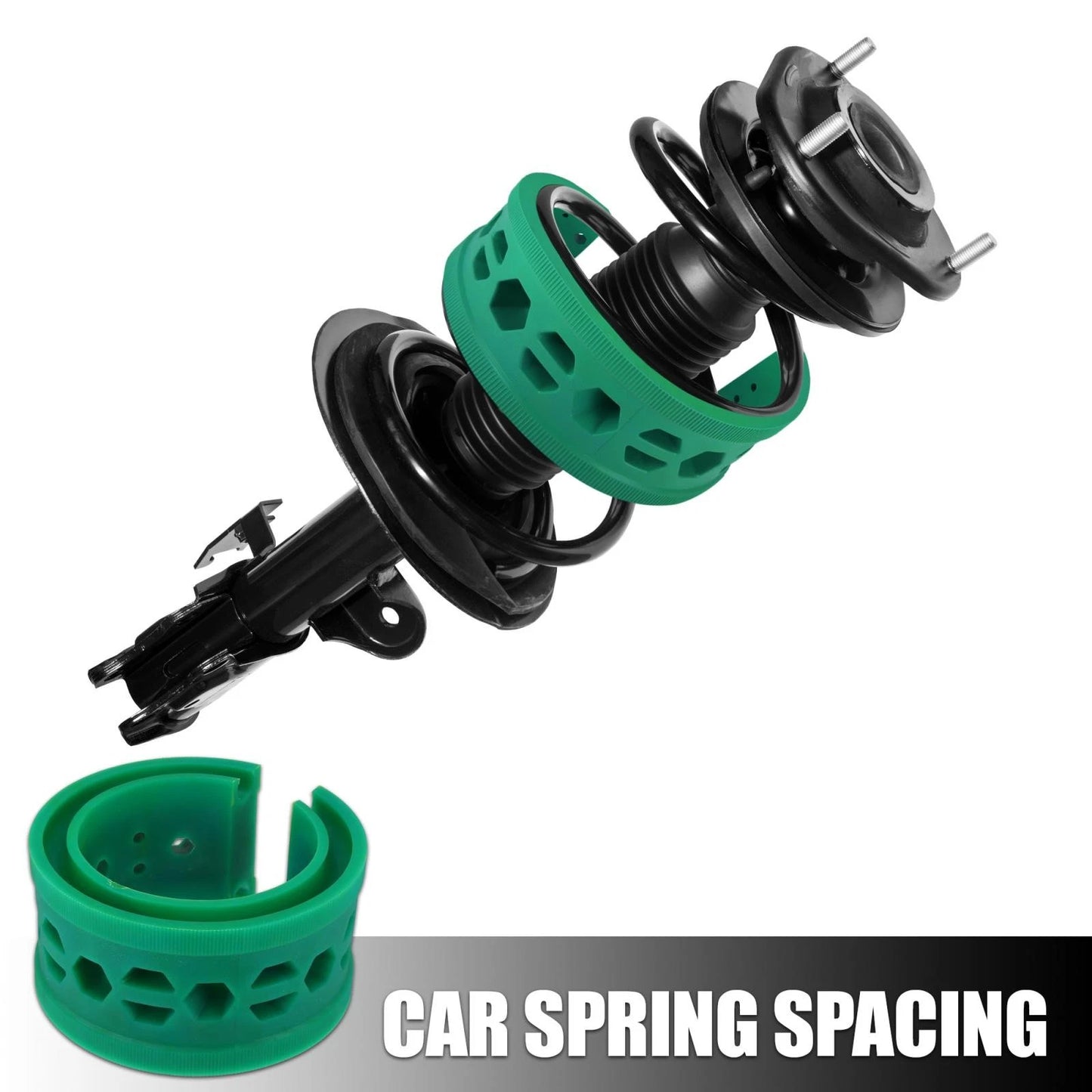 2X Green Coil Spring Rubber Buffer A+ Type for Ford Chevy