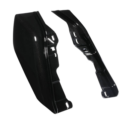 Mid-Frame Air Deflectors for Harley Road Glide (2018) - Black Vivid Black