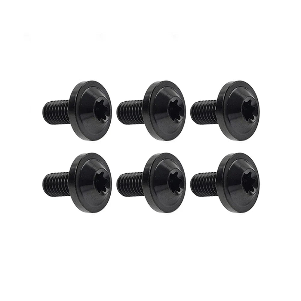 6 x M6x25mm Titanium Alloy Torx Head Bolts for Bike Motor