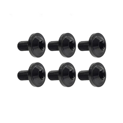 6 x M6x25mm Titanium Alloy Torx Head Bolts for Bike Motor
