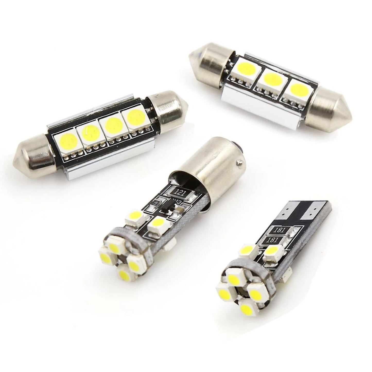 12pcs Canbus White LED Interior Lights for Audi A3 S3 (8P) (2006–2011)