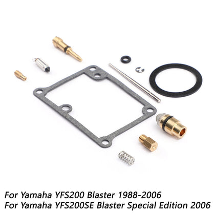 Carburetor Rebuild Kit for Yamaha YFS 200 Blaster 200 (1988–2006) YFS200