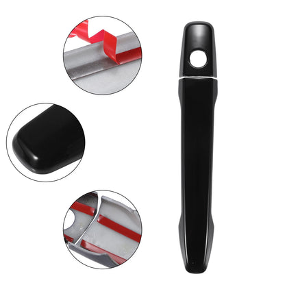 Set of 4 Exterior Door Handle Covers for Mitsubishi (No Keyless Holes)