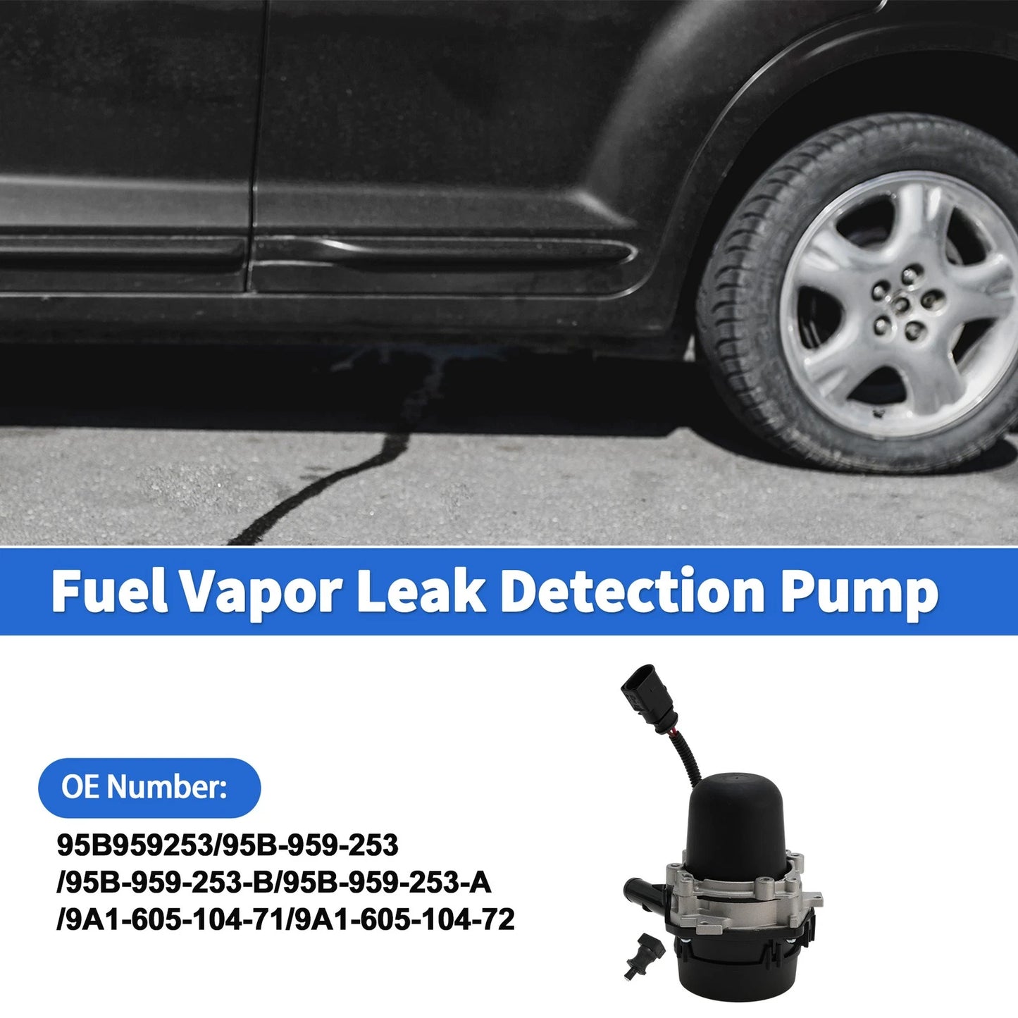 Leak Detection Pump for Porsche Cayenne 3.6L (2015–2018) No. 95B959253/95B-959-253