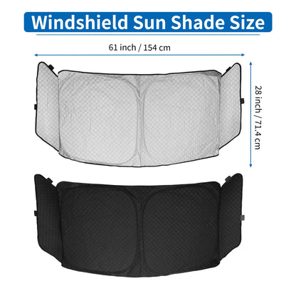 Car Window Cover for Mitsubishi Delica Mini B34A (1994–1999) Black Aluminum Film