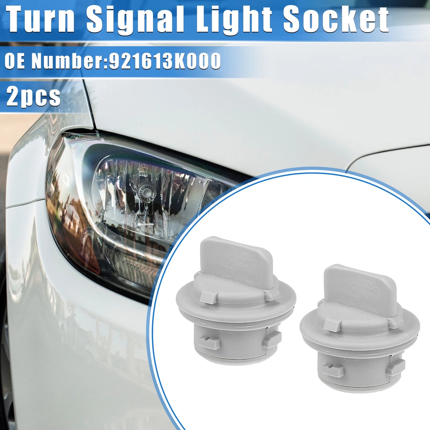 2X Turn Signal Light Socket No.921613K000 for Hyundai Veracruz (2007–2012)