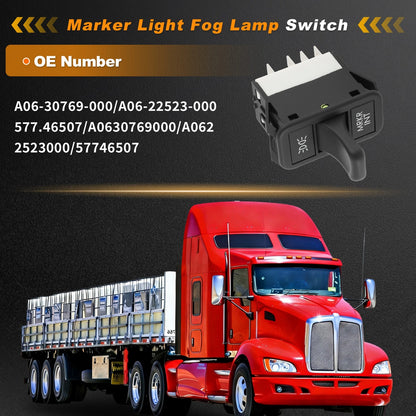 Position Marker Light Switch for Freightliner Century, Columbia (A06-30769-000)