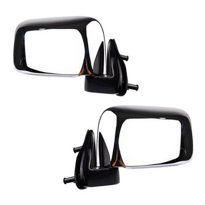 Side Mirror CH Manual Pair Fits Nissan Navara Frontier D22 Pickup 2001-06 D06