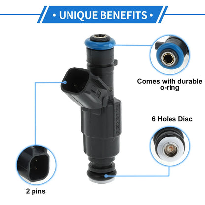 Fuel Injector for Chevrolet Aveo 1.4 (2010-2016) - 1 x Black Injector