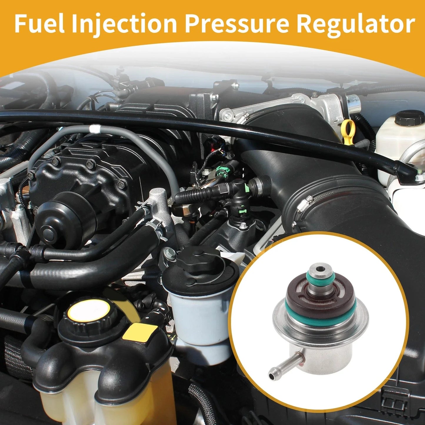 Fuel Pressure Regulator 20-70 Psi for BMW 323i (1997-2001)