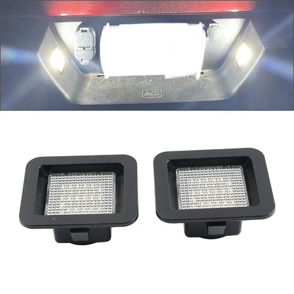 2X ABS Rear License Plate Light Lamp for Ford F150 (2015–2023)